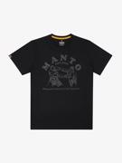 MANTO boxeo tshirt- black